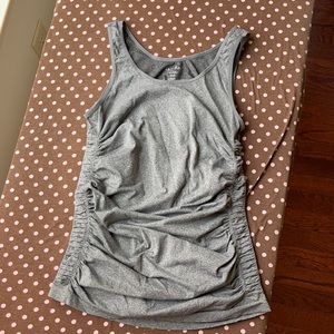 Isabel Maternity gray tank.